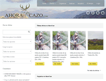Tablet Screenshot of ahoracazo.com